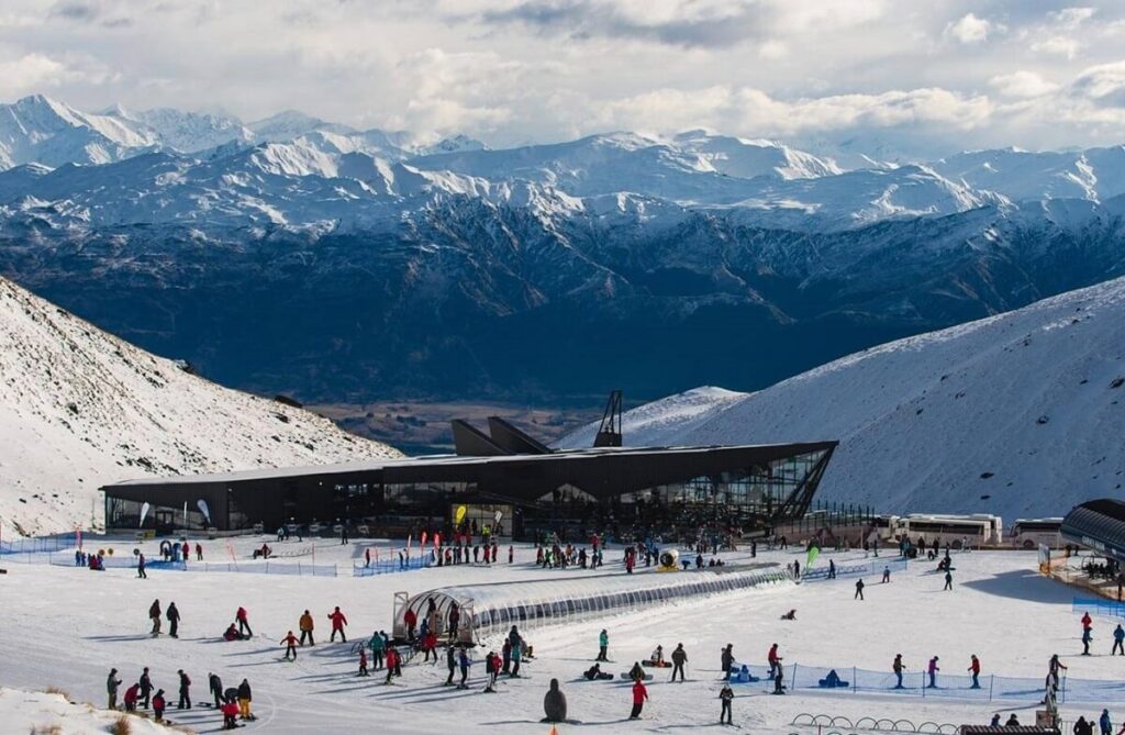 Skiing in The Remarkables Queenstown, New Zealand