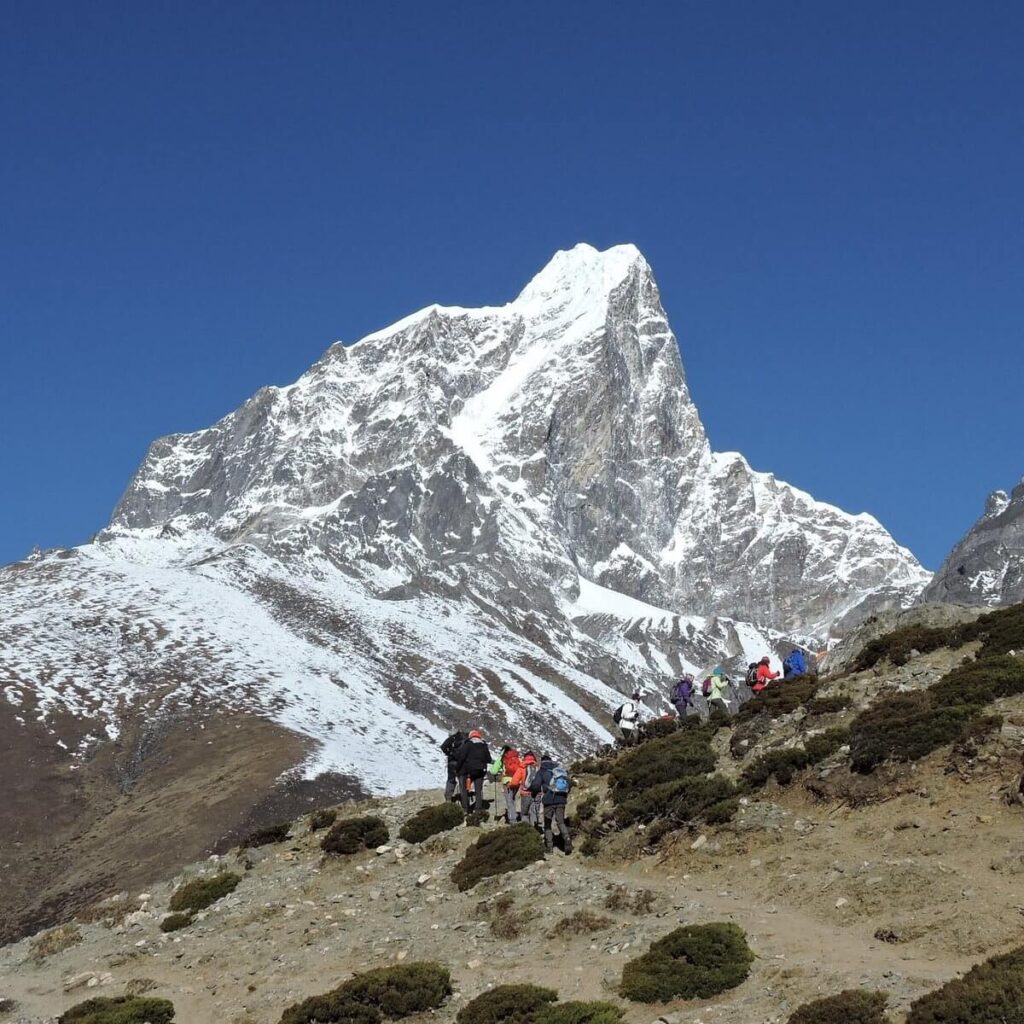 Trekking in Mt. Taboche Nepal