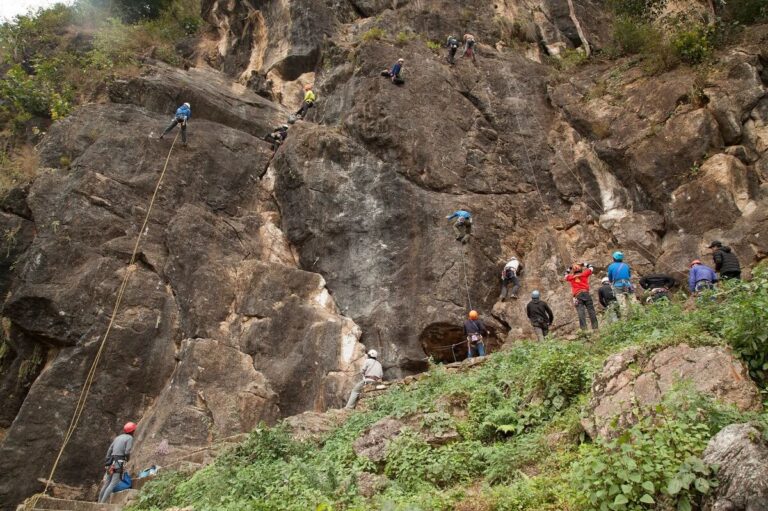 Bimal Nagar Rock Climbing Nepal