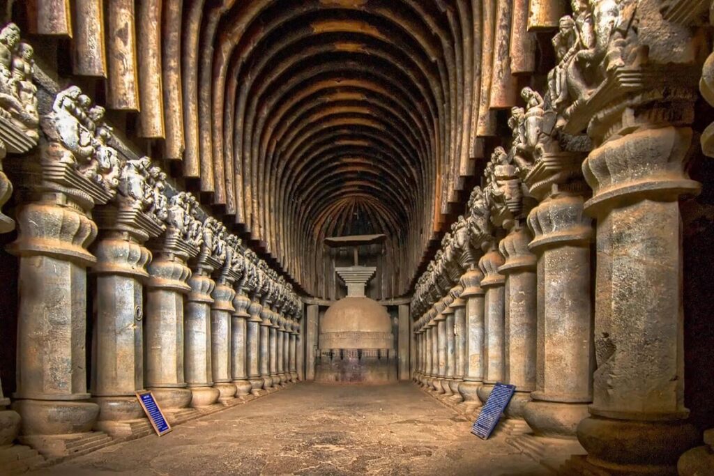 Buddhist Meditation Hall Karla Caves Maharashtra