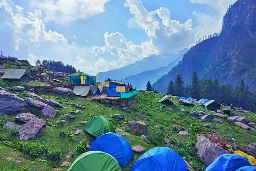 Camping at Kheerganga Himachal
