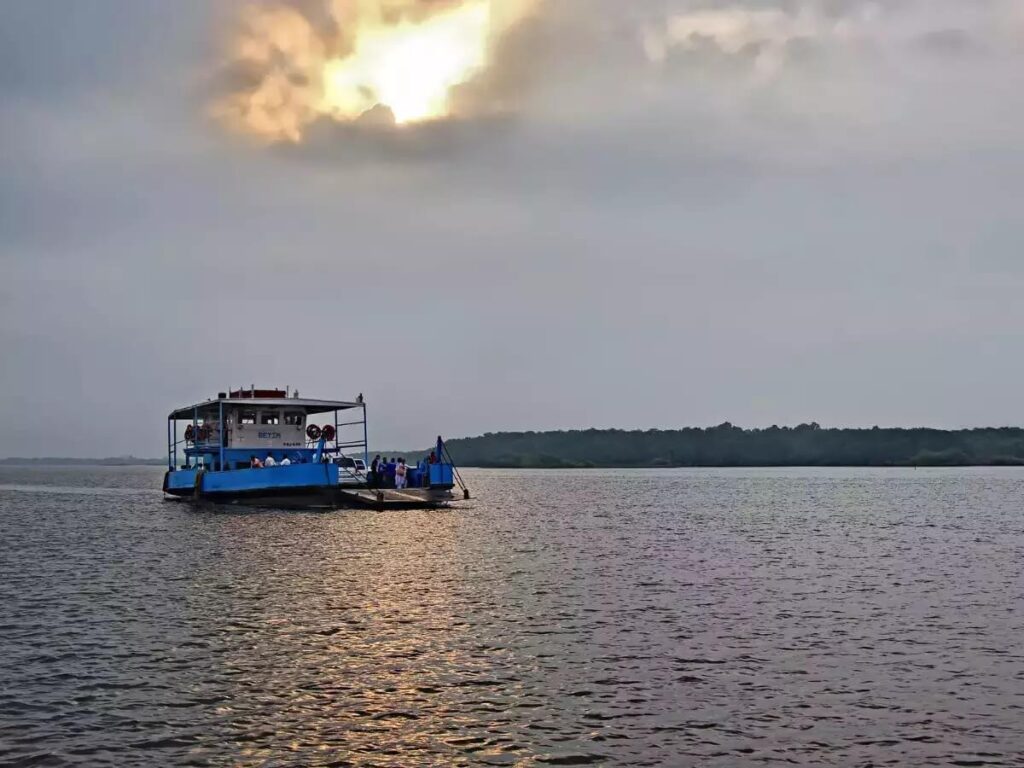Ferry Ride Umananda Island Assam