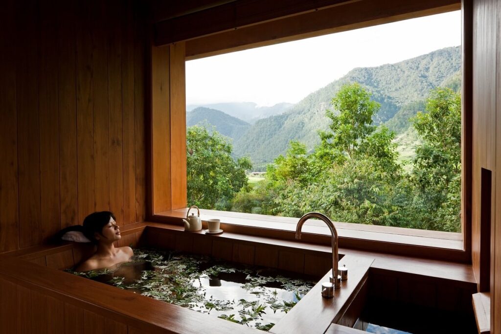 Hot Stone Bath Bhutan