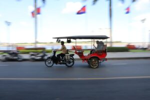 How to get a Tuk Tuk in Cambodia