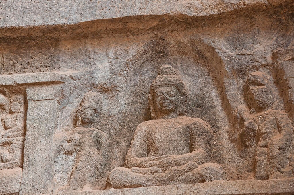 Meditating Buddha Karla Caves Lonavala Maharashtra
