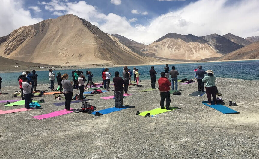 Meditation and Yoga Around Lamayuru Ladakh