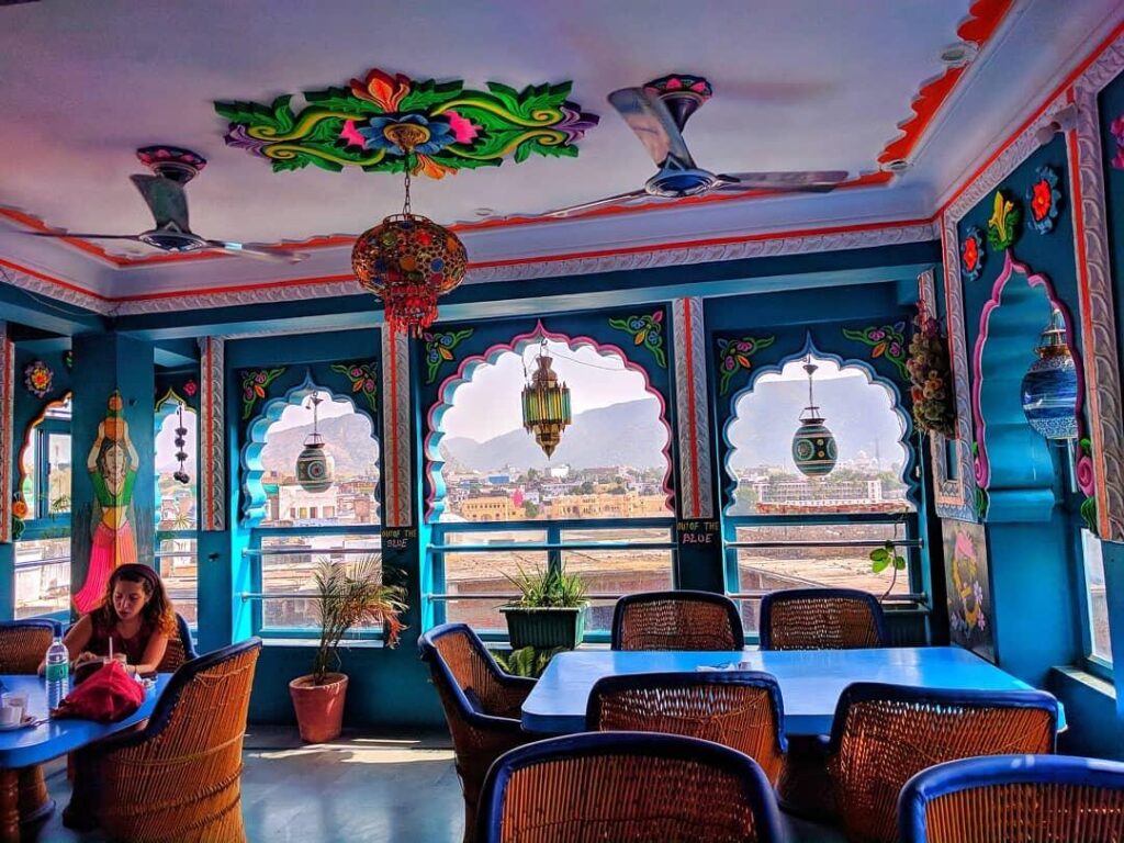 Out Of The Blue Café Pushkar Rajasthan