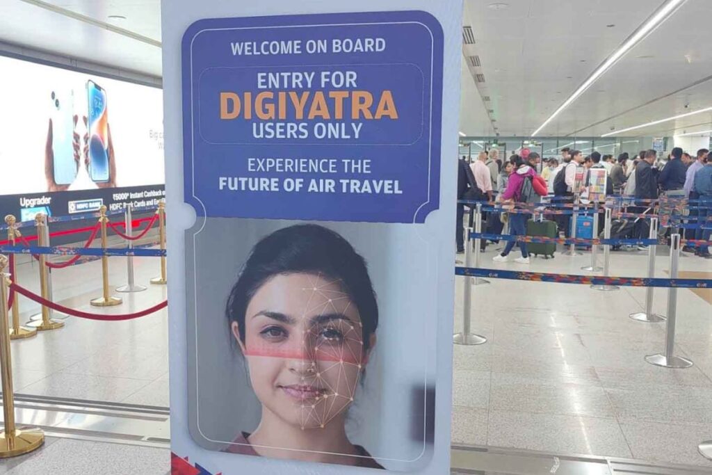 DigiYatra facility The rollout of the advanced infrastructure at the six new airports—Mumbai, Ahmedabad, Kochi, Lucknow, Jaipur, and Guwahat