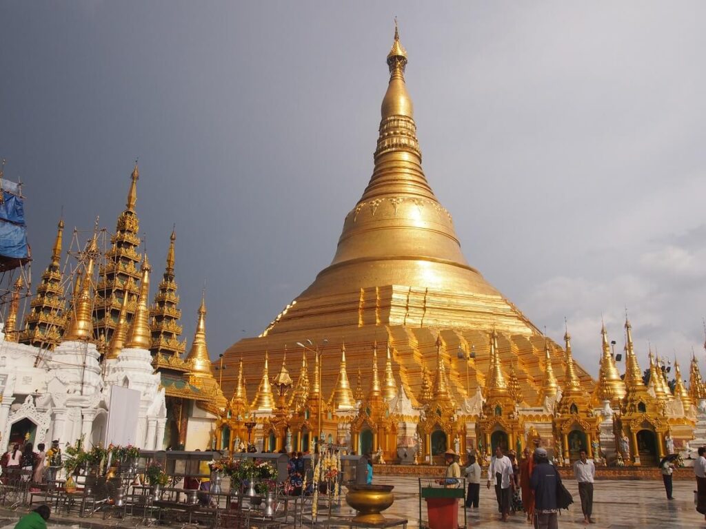 Golden Pagodas Myanmar (Burma)
