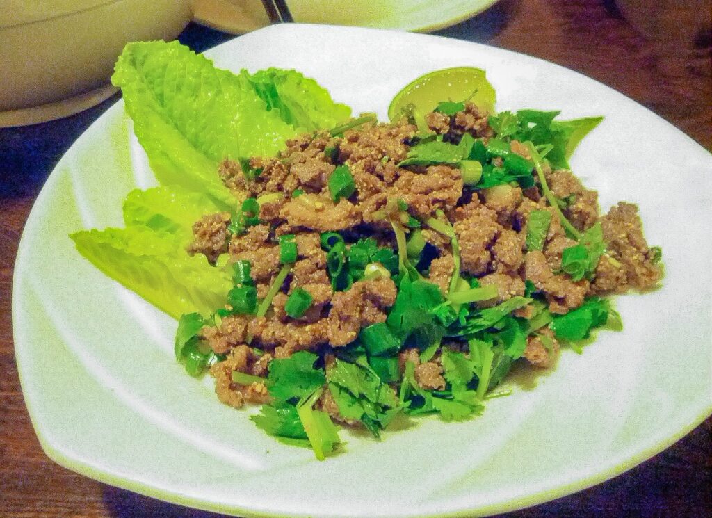 Larb Kua Northern Thai Dish