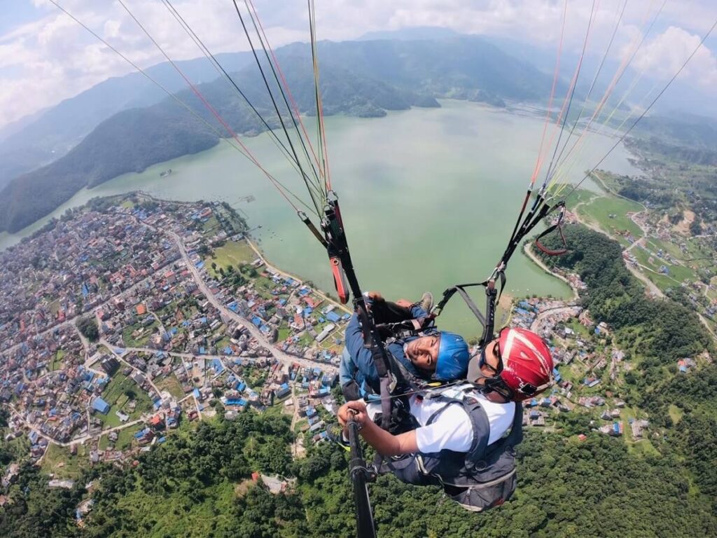 Paragliding Pokhara, Nepal