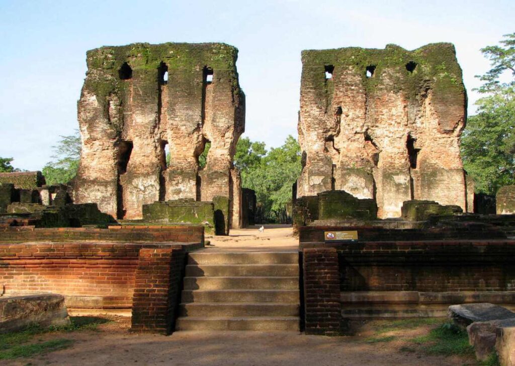 Royal Palace Citadel Polonnaruwa Sri Lanka