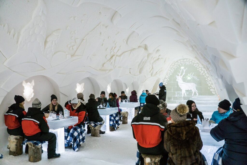 The SnowCastle Restaurant, Kemi, Finland