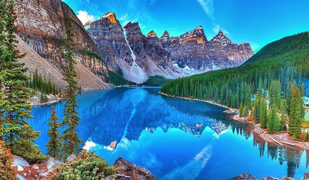Valley of the Ten Peaks, Alberta, Canada