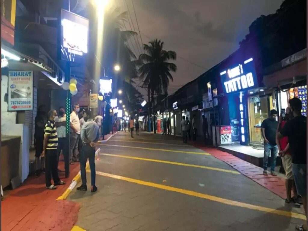 Calangute Streets Goa