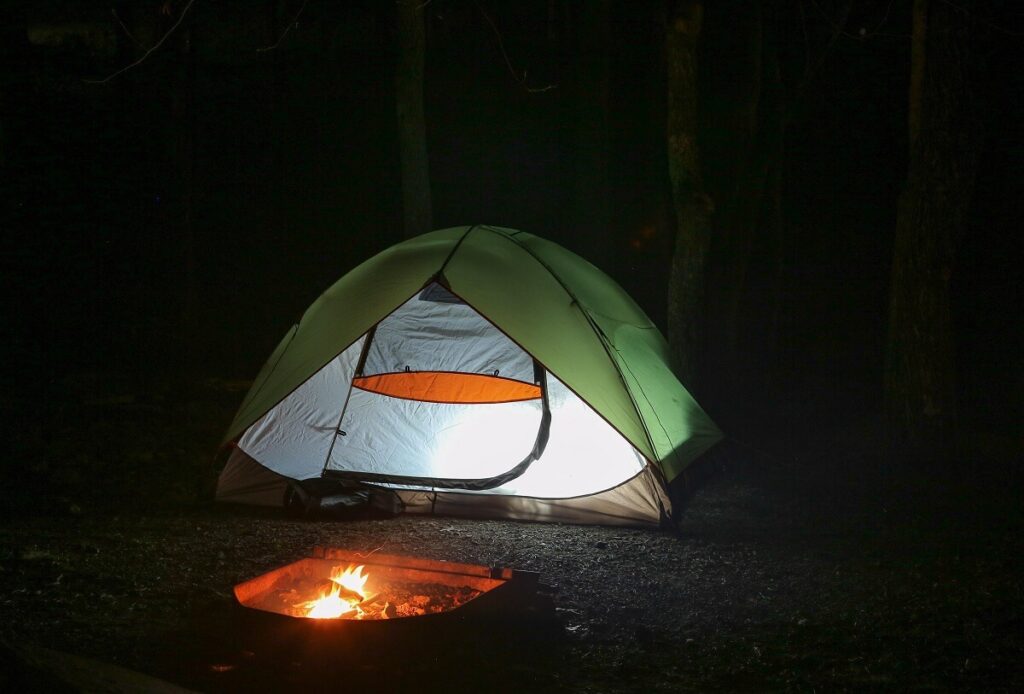 Camping in Anthargange Karnataja
