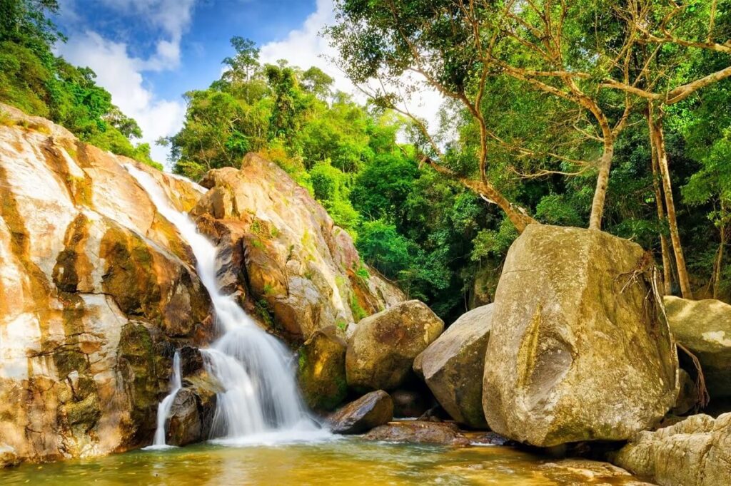 Hin Lad Waterfall Koh Samui Thailand