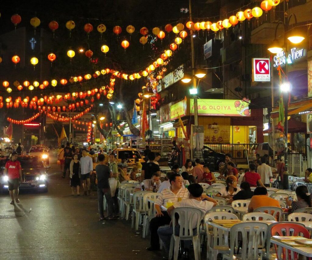 Jalan Alor Food Street Kuala Lumpur Malaysia