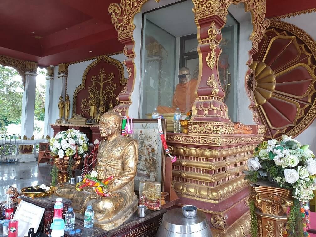 Mummy Monk at Wat Khunaram Koh Samui Thailand