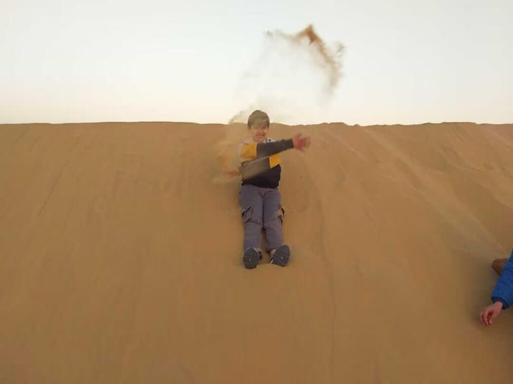 Sandboarding in Jaisalmer Rajasthan