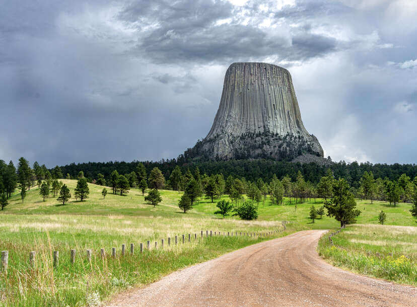 The Devil's Tower Wyoming USA