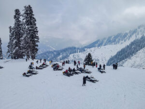 Thrill with Snowmobiling Gulmarg Kashmir