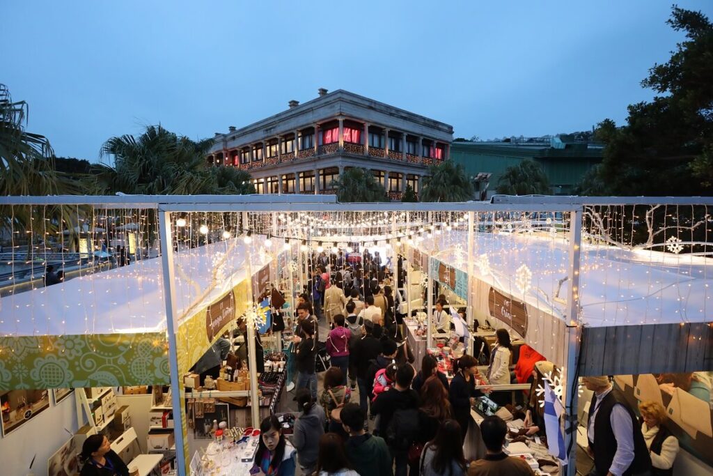 Hong Kong, China - Stanley Plaza Christmas Market
