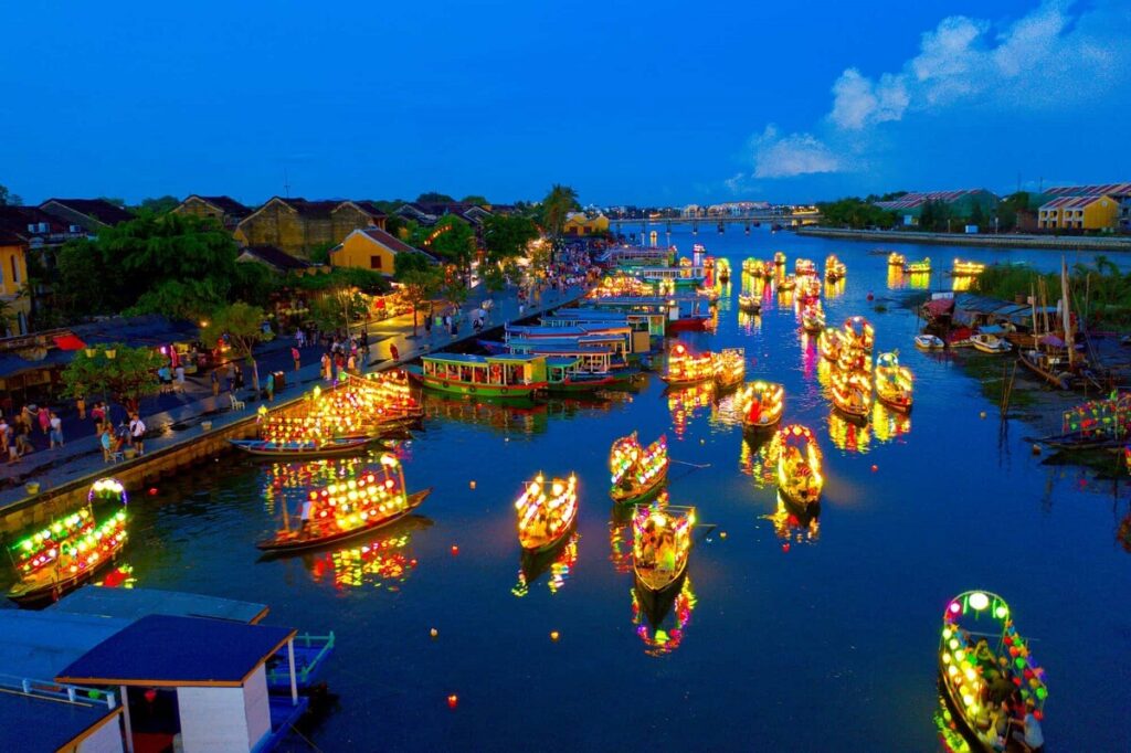 Thu Bon River Lantern Festival Vietnam