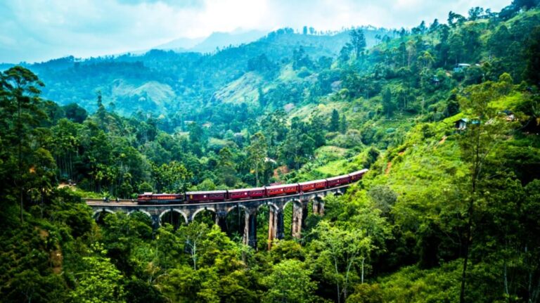 Nine Arches Bridge from above, Sri Lanka