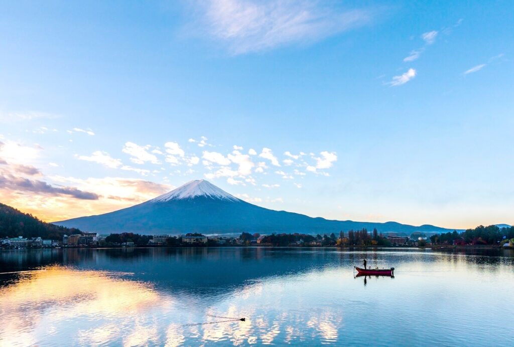 Lake Kawaguchi, Japan