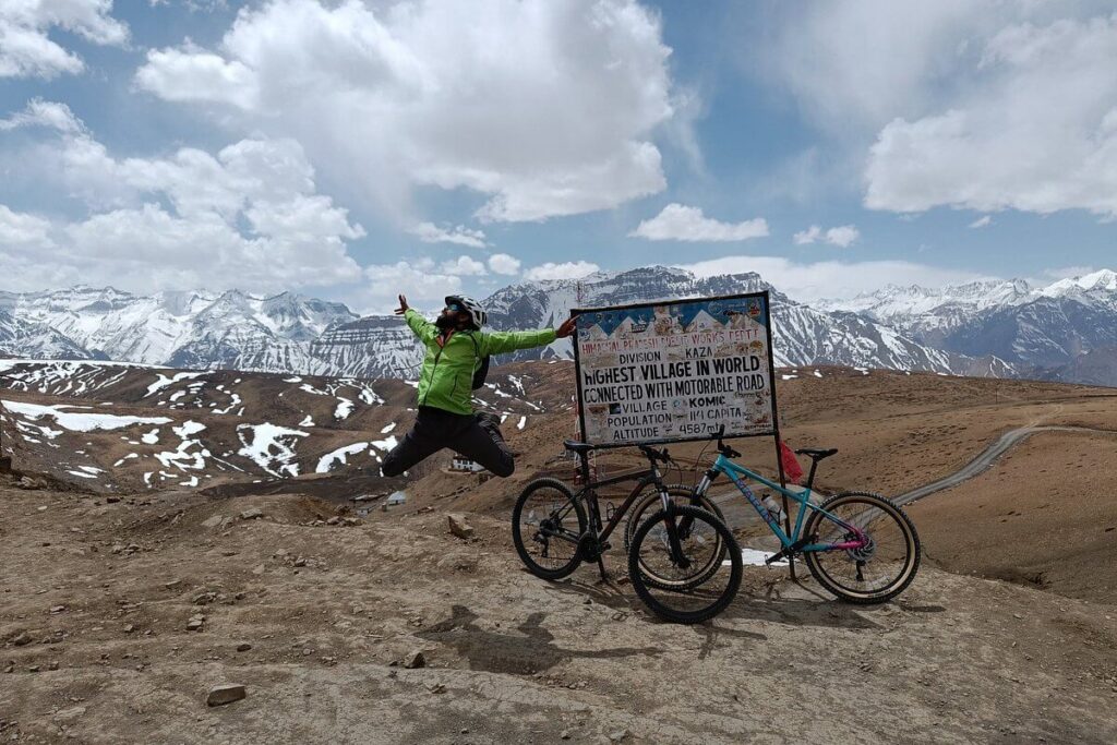 Mountain Biking on Rugged Trails Kaza