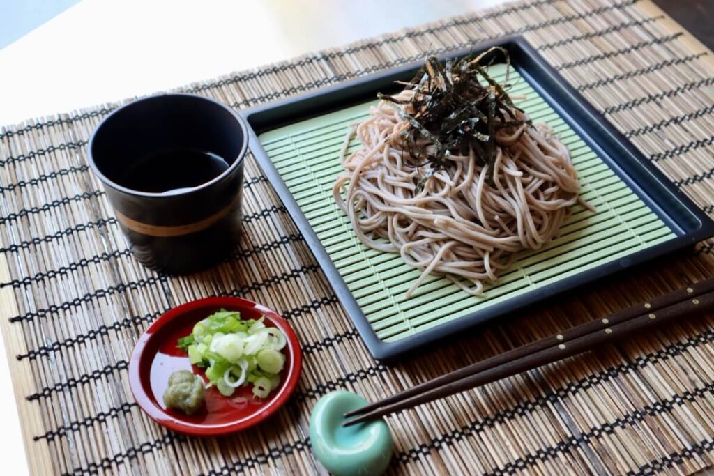Japanese soba noodles