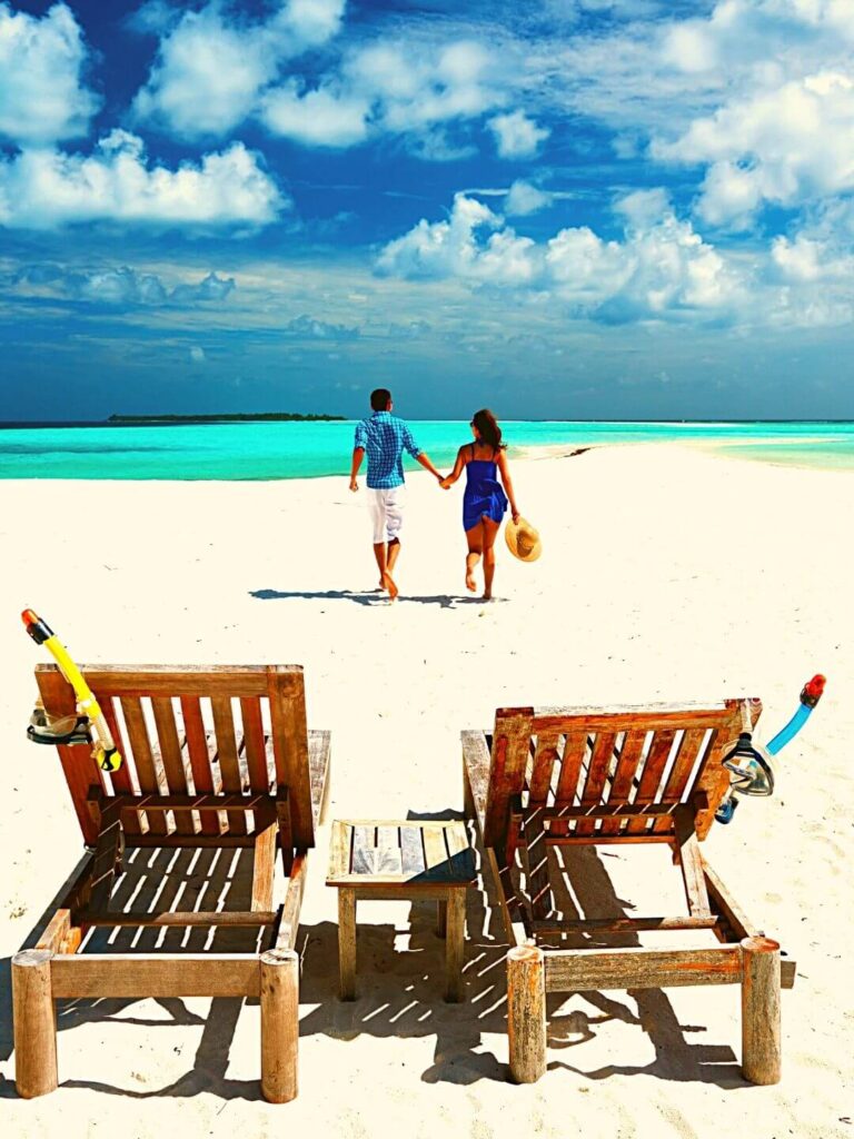 Relaxing on Beaches Lakshadweep