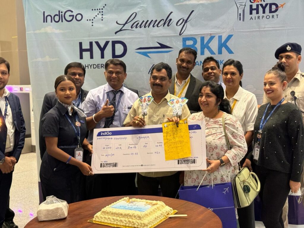 IndiGo Launches New Air Route: Hyderabad to Bangkok