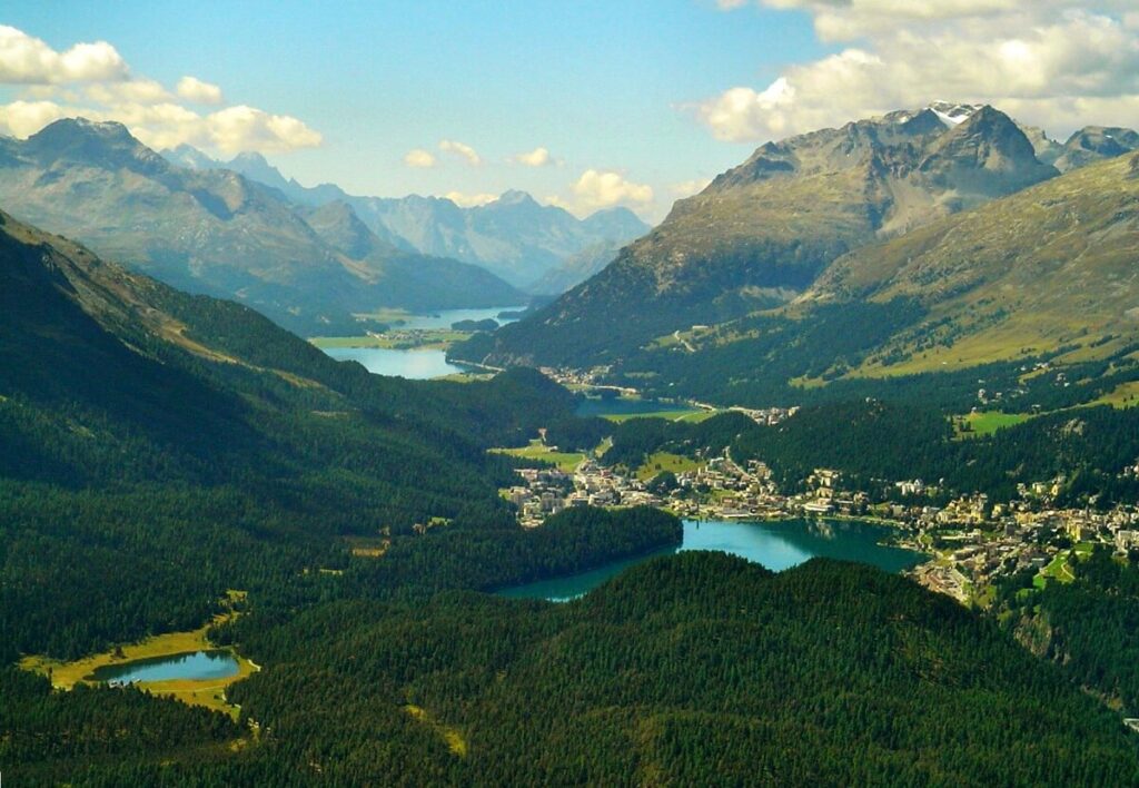 Engadin Valley St. Moritz, Switzerland