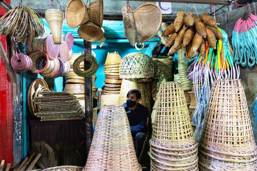 Local Culture at Lewduh Market Shillong