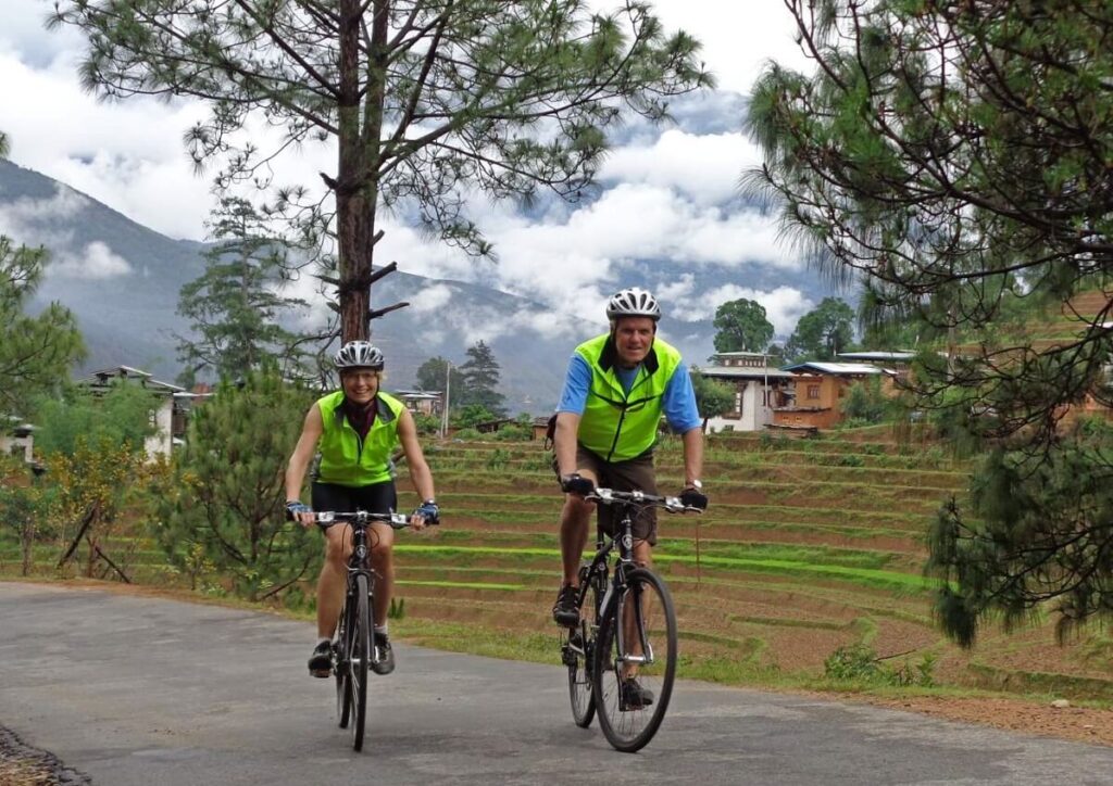 Mountain Biking Dochula Pass Bhutan