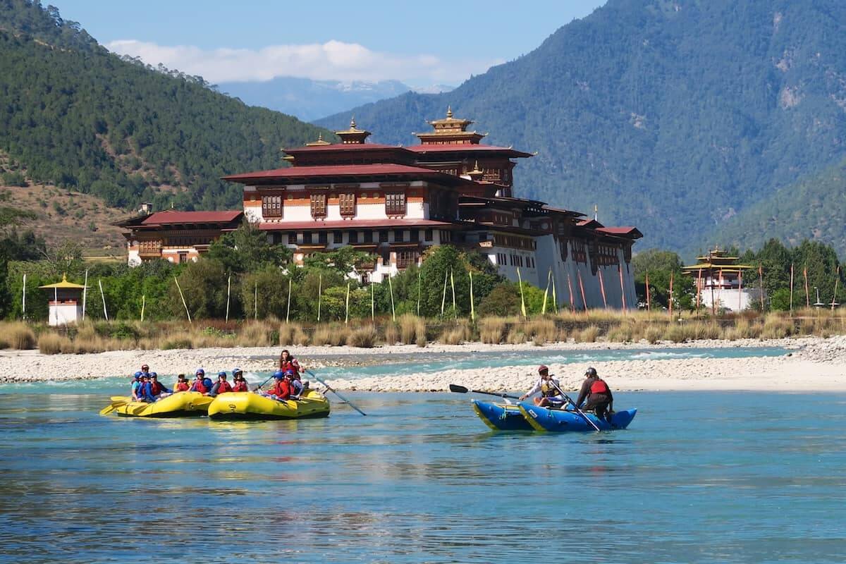 Rafting Mo Chhu River Bhutan