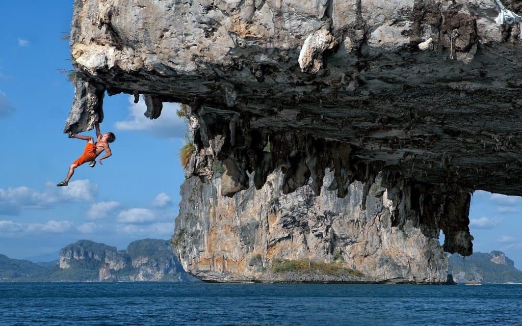 Rock Climbing in Cat Ba Island Vietnam