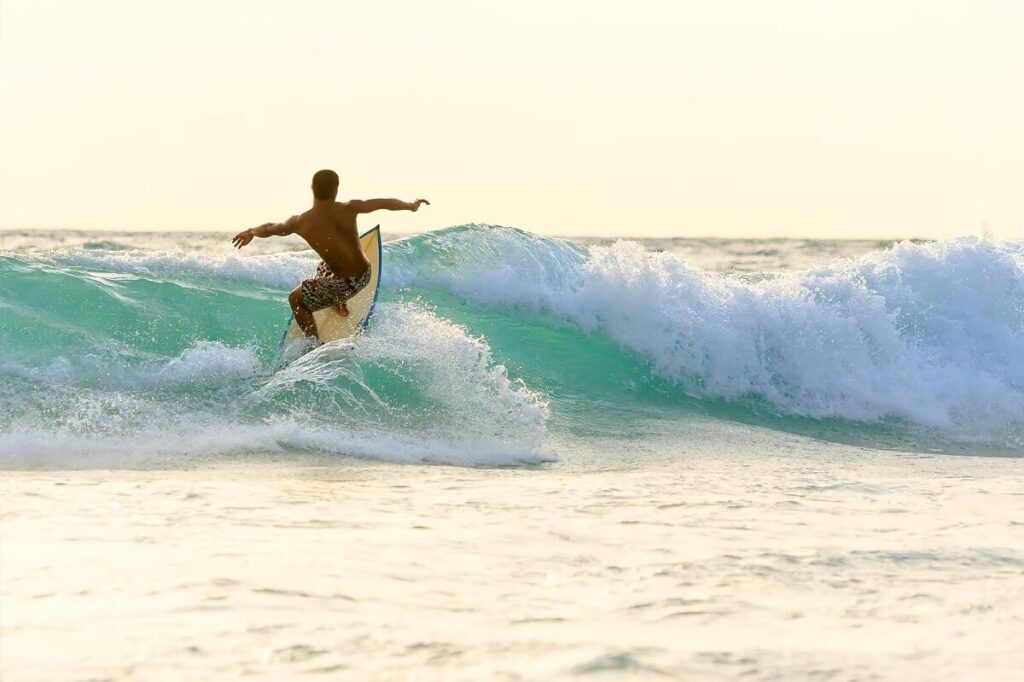 Surfing in Phuket Thailand