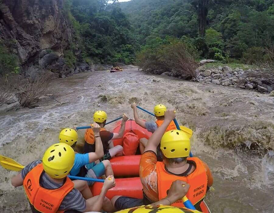 White Water Rafting in Pai Thailand