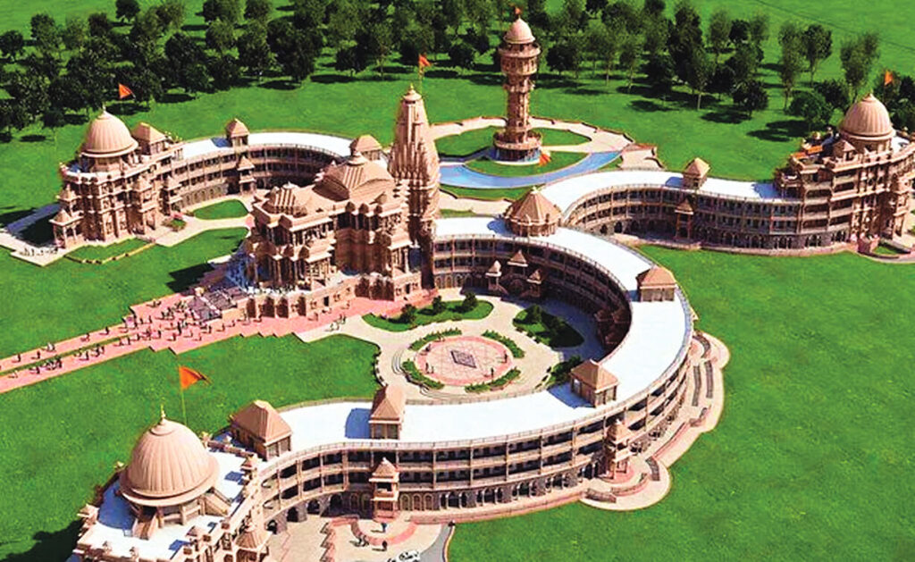 Om-Shaped Temple in Rajasthan