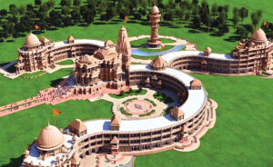 Om-Shaped Temple in Rajasthan