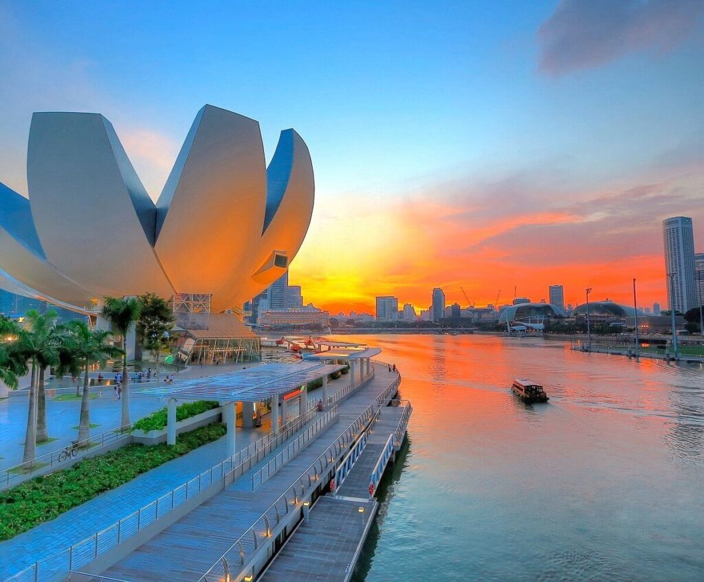 The ArtScience Museum Singapore