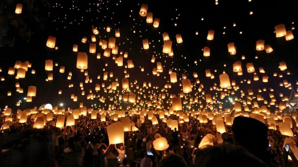 Glowfest Lantern Festival at Morjim Beach Goa