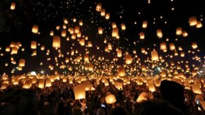 Glowfest Lantern Festival at Morjim Beach Goa