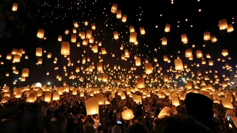 Glowfest Lantern Festival at Morjim Beach Goa