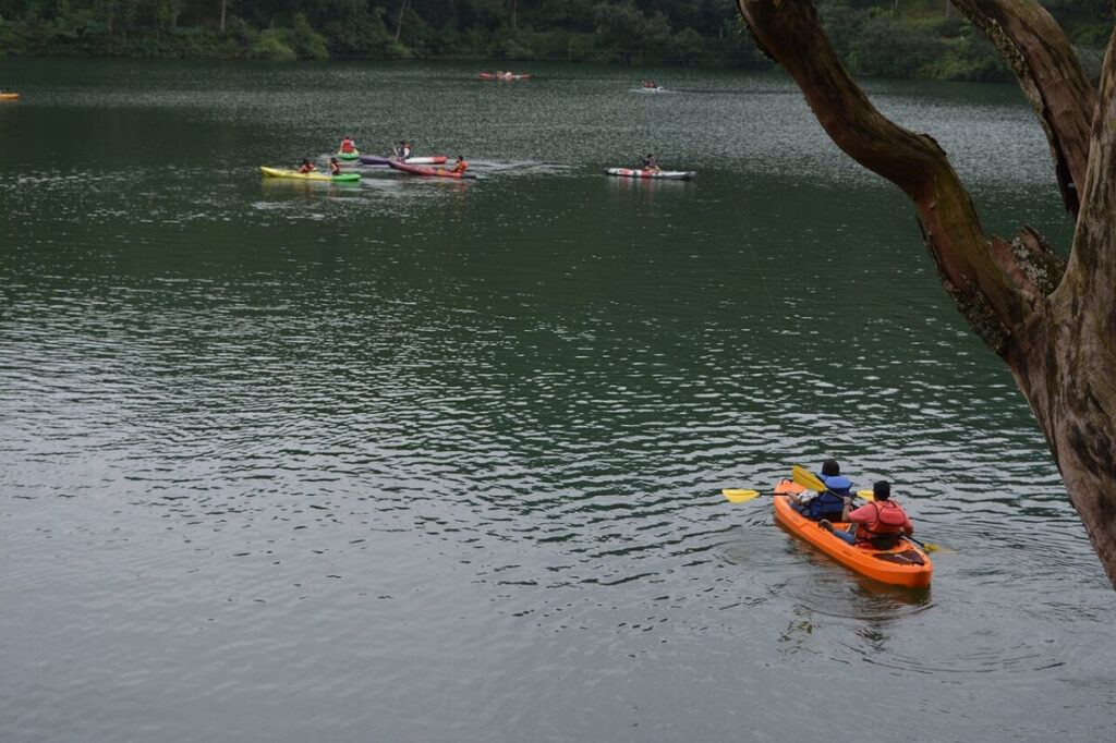 Kayaking in Sattal Uttarakhand