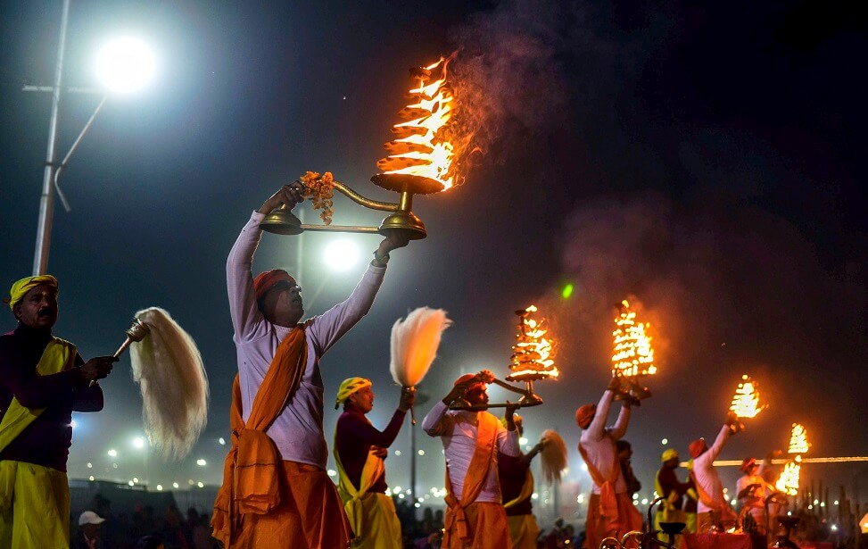 Kumbh Mela Aarti in Prayagraj
