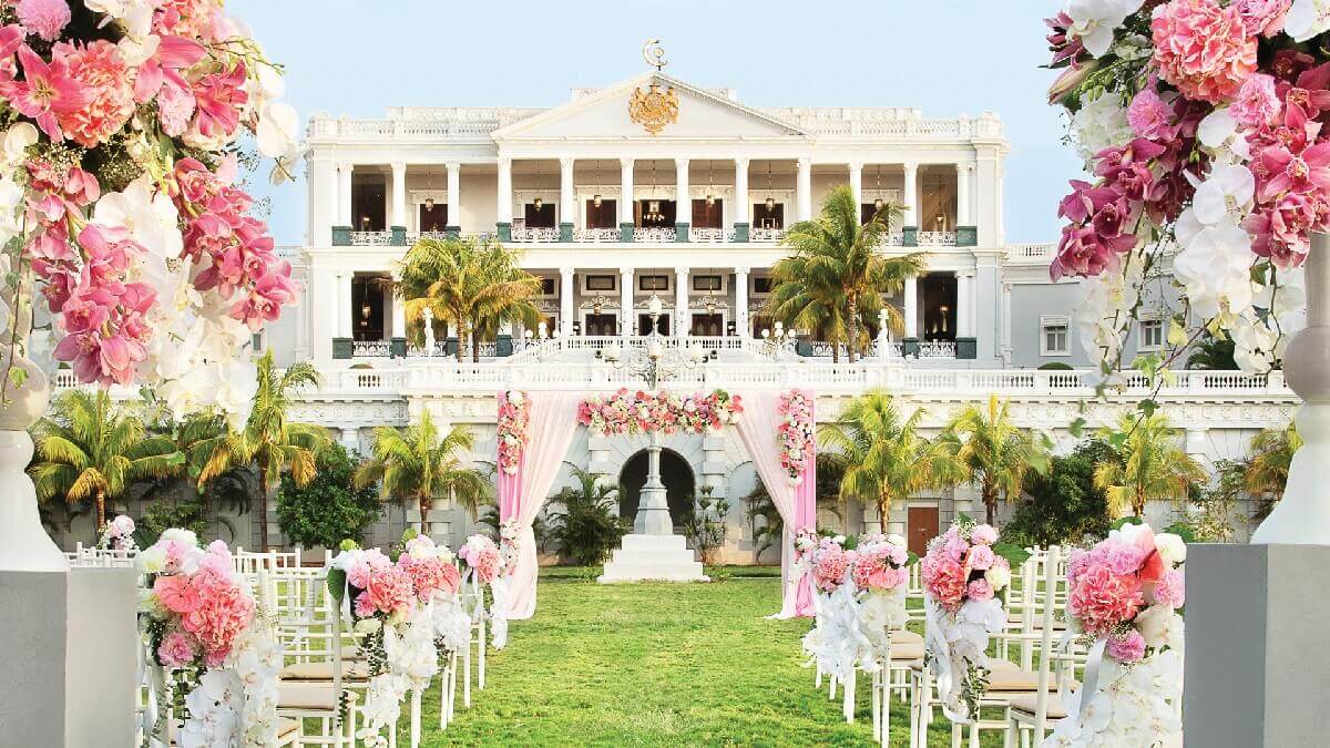 Taj Falaknuma Palace, Hyderabad for Destination Wedding
